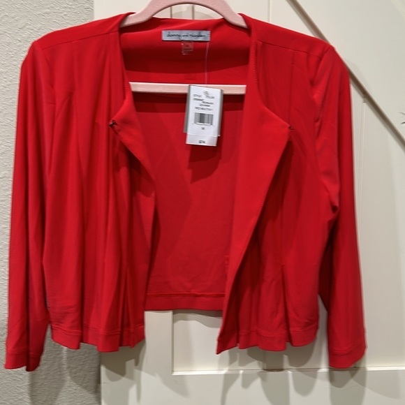 NWT Danny and Nicole red little cute jacket. Pit 19”. Length 17”. - Picture 4 of 5